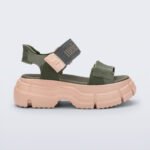 Beige/Verde